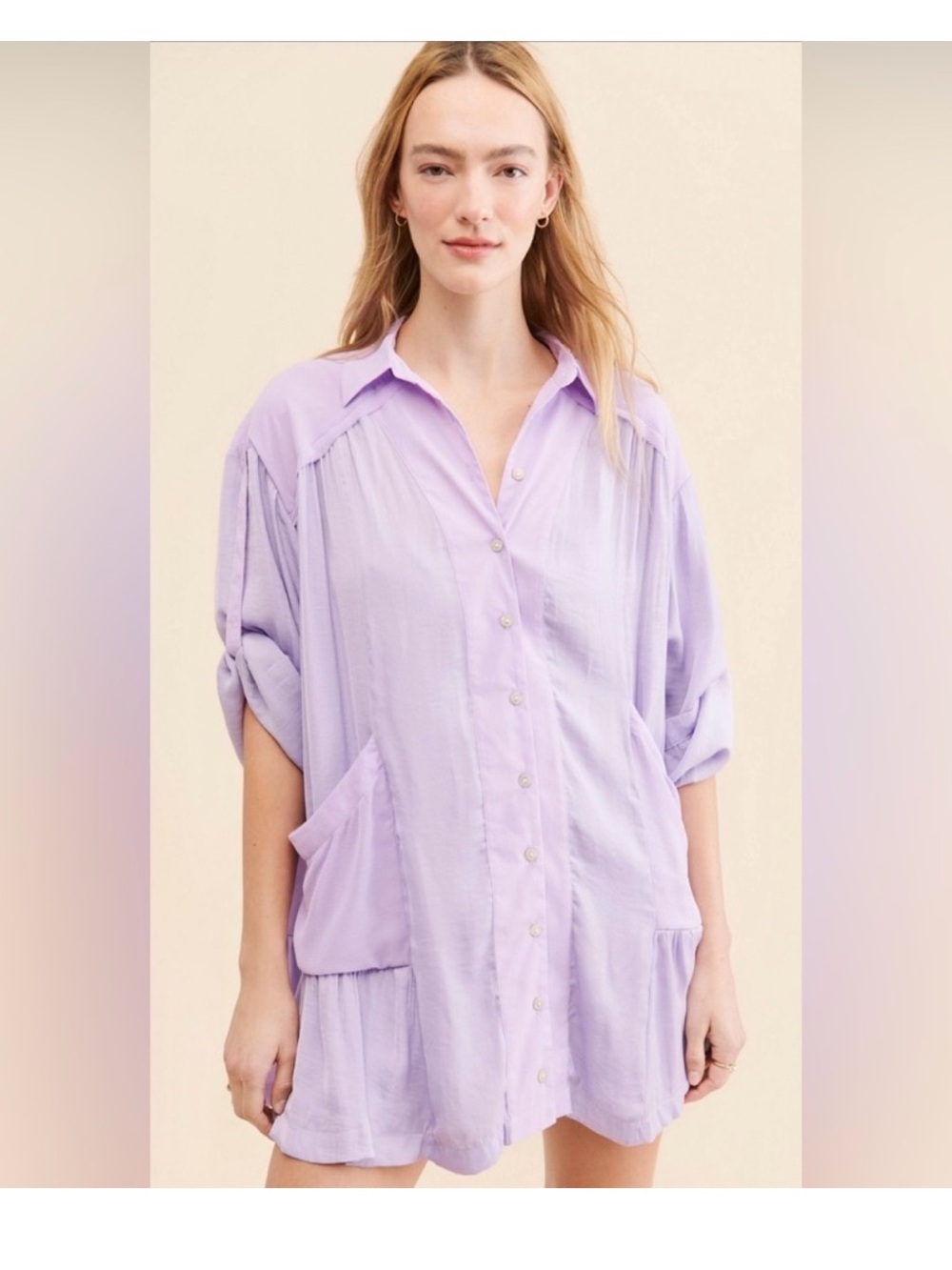 Free People Moonstruck Shirtdress
